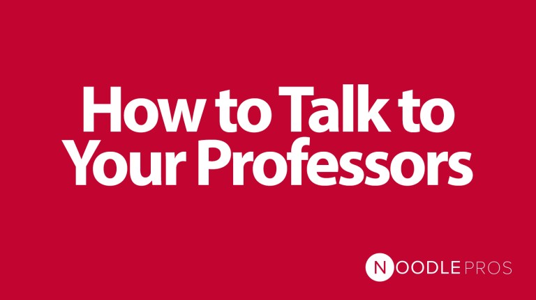 Blog - How to Talk to Your Professors